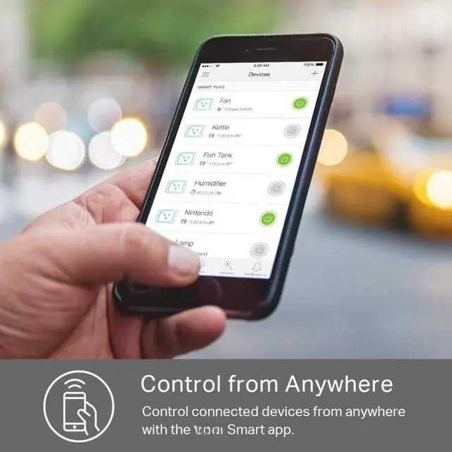 Alt view image 7 of 7 - Bobobigo  Surge Protector with 6 Individually Controlled Smart Outlets and 3 USB Ports, Works with Alexa & Google Home, No Hub Required , White