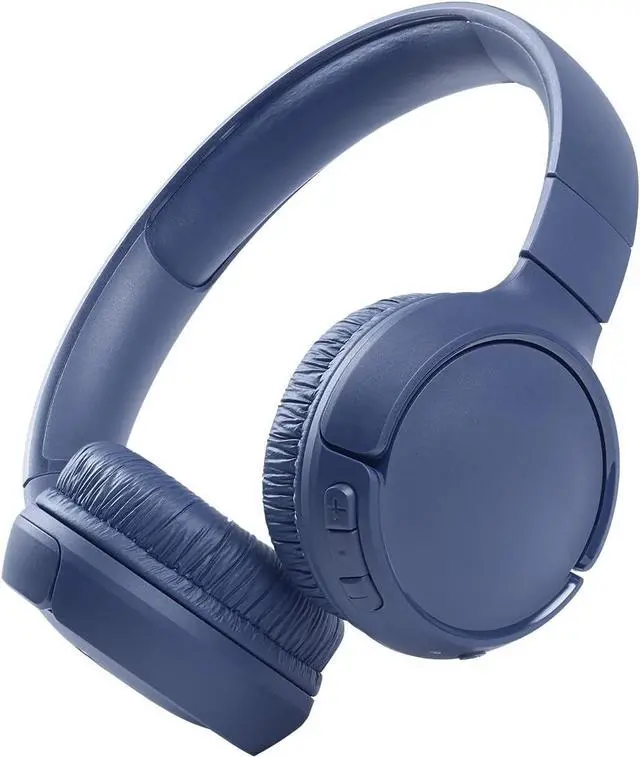 Main image of Bobobigo Bluetooth headphones with up to 40 hours battery, microphone for call, foldable and comfortable, Android and iOs compatible (Blue)
