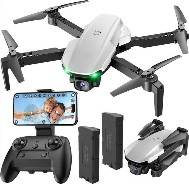 Main image of Bobobigo Drone With Camera 1080P for Kids And Adults, RC Quadcopter with Altitude Hold, Mini Drone With One Key Start, Waypoint Fly, Headless Mode, 3D Flip, 3 Speeds, Remote Control Drone for Beginner