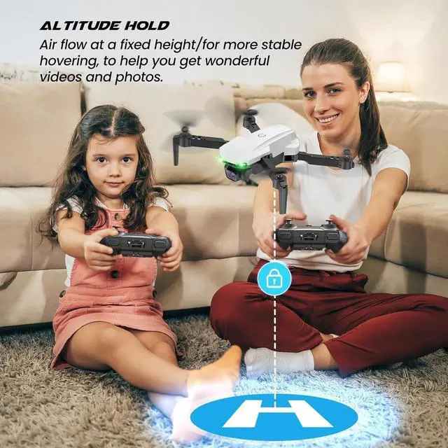 Alt view image 3 of 7 - Bobobigo Drone With Camera 1080P for Kids And Adults, RC Quadcopter with Altitude Hold, Mini Drone With One Key Start, Waypoint Fly, Headless Mode, 3D Flip, 3 Speeds, Remote Control Drone for Beginner