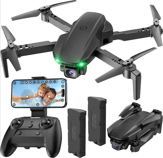 Main image of Bobobigo Drone With Camera 1080P for Kids And Adults, RC Quadcopter With Altitude Hold, Mini Drone With One Key Start, Waypoint Fly, Headless Mode, 3D Flip, 3 Speeds, Remote Control Drone for Beginner