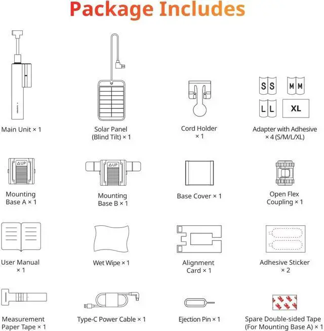 Alt view image 7 of 7 - Bobobigo Blind Tilt Motorized Blinds - Smart Electric Blinds, Automatic Blind Opener and Closer, Solar Powered, Light Sensing Control, Add Hub Mini to Make it Compatible with Alexa & Google Home