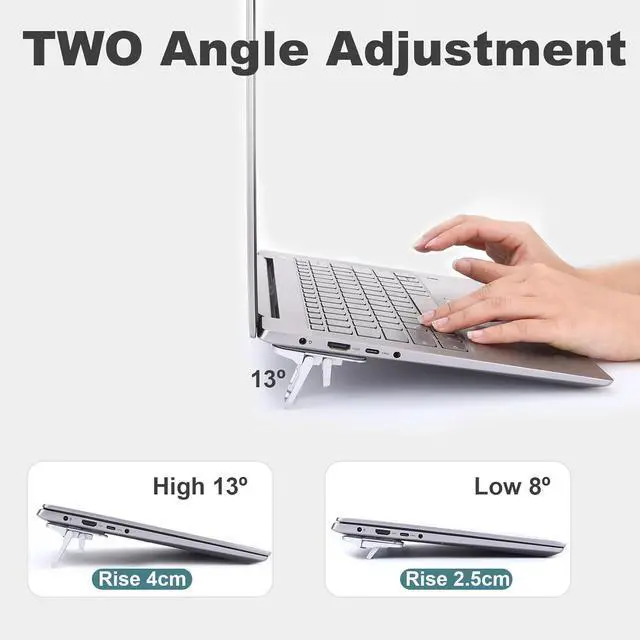 Alt view image 3 of 7 - Keyboard Riser Computer Keyboard Stand Keyboards Riser for Desk Keyboards Lift for Desk Laptop Computer Stand Laptop Feet Legs (Dual)