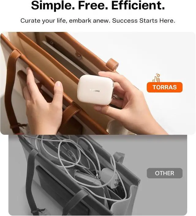 Alt view image 6 of 7 - FlexLine 40W for iPhone 17 Charger Fast Charging Retractable USB C Charger Block with Cable Dual-Port GaN  Type C Adapter for iPhone 16 Pro Max/iPhone 16/iPhone 15 with Foldable Plug