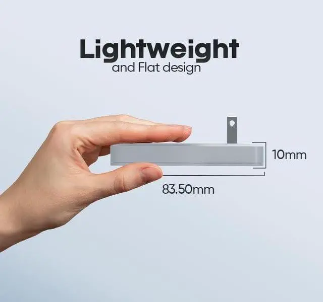 Alt view image 5 of 7 - Flat Wall Charger 35W Super Fast Charger USB C for  Galaxy S25 Ultra S24 iPhone 16 Pro Max Slim USB Wall Charger with Flat Plug Adapter Dual Port A & C Flat Outlet Plug |