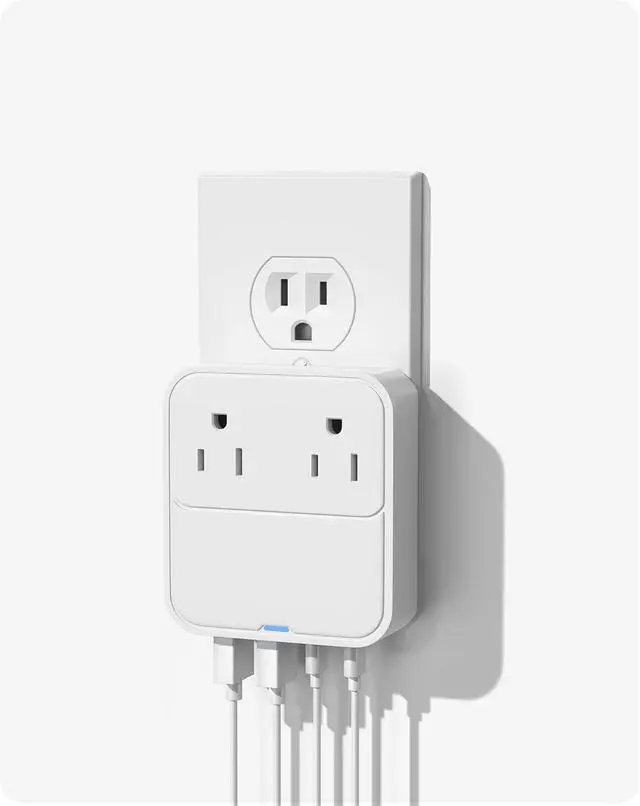 Main image of USB C Charger Block Slim Flat USB Wall Charger Plug with 2 Outlet Ports Multi USB C Charging Power Adapter for Home Travel Office School (20W)