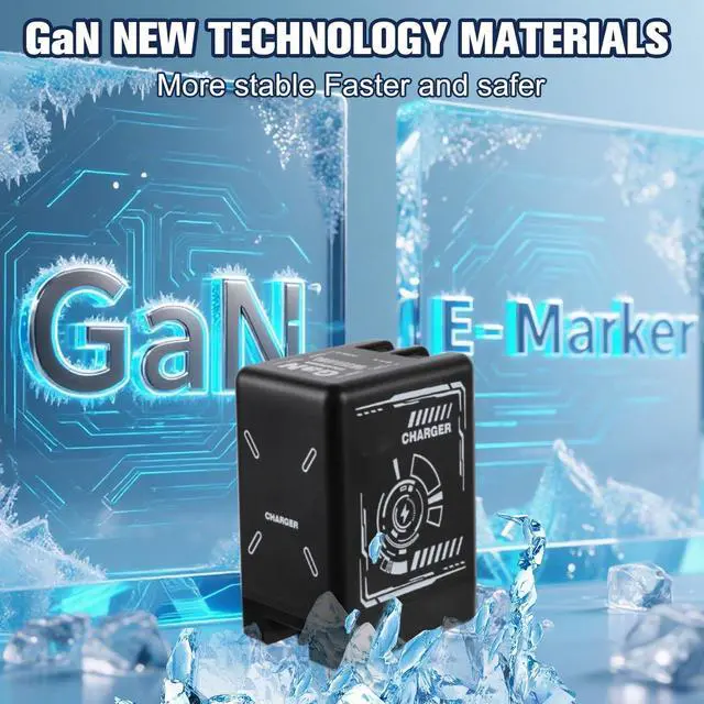 Alt view image 6 of 7 - 2-in-1 Compatible with Fast Charger 45W Retractable Phone Charger Wall Plug with Lightening and Type-C Cables for iPhone16/15 Series Galaxy S25/24 Android and MoreBlack