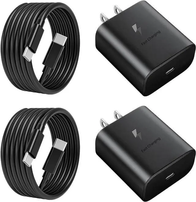 Main image of 45W Fast Charger USB C Port Adapter Wall-Mounted Cube Charging Block.Type-c Mobile Phone Charger with C to C Cable is Suitable for  S25/S24/S23/S22/S21 Galaxy and More.