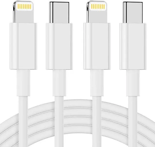 Main image of USB C to Lightning Cable 2Pack 3FT [MFi Certified] iPhone Fast Charger Cable Power Delivery iPhone Cables Type C iPhone Charger Cord Fast Charging for 14/13/12/11/XS/XR/X/8/7/6 iPad AirPods