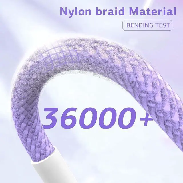 Alt view image 5 of 6 - iPhone 17 Fast Charging Cable 3Pack 6ft 60W Colorful MFi Certified iPhone USB C Fast Charging Cable Data Sync Cord for iPhone 17/Air 17/16/15 Pro Max iPad Pro Air iPad mini MacBook