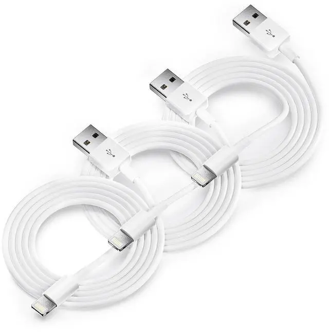 Main image of 3Pack Car  Carplay Cable Car Charger Cord USB A to Lightning Cable 3.3FT Compatible iPhone 14/13/12/11/Pro/Max/XR/XS/X/8/7/6S Plus/5S/SE 3rd/iPad Pro/Air/Mini Charging Cable Cord