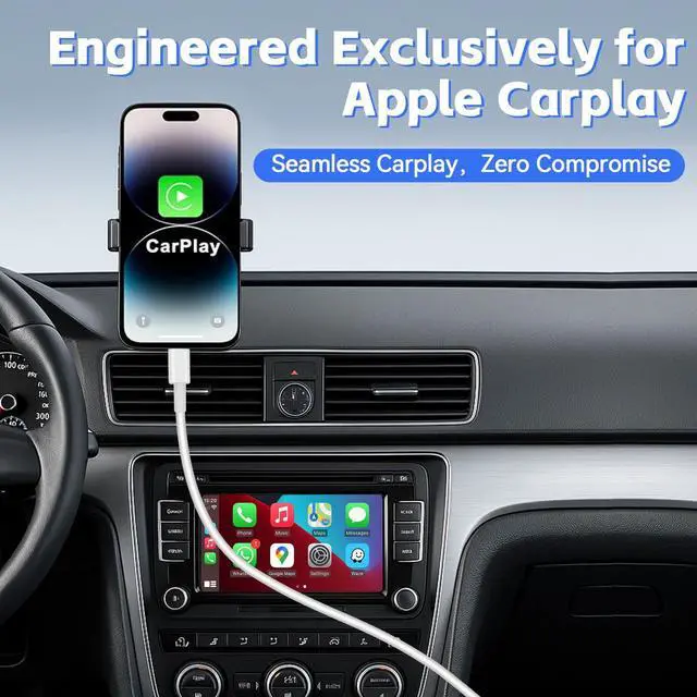 Alt view image 4 of 7 - 3Pack Car  Carplay Cable Car Charger Cord USB A to Lightning Cable 3.3FT Compatible iPhone 14/13/12/11/Pro/Max/XR/XS/X/8/7/6S Plus/5S/SE 3rd/iPad Pro/Air/Mini Charging Cable Cord