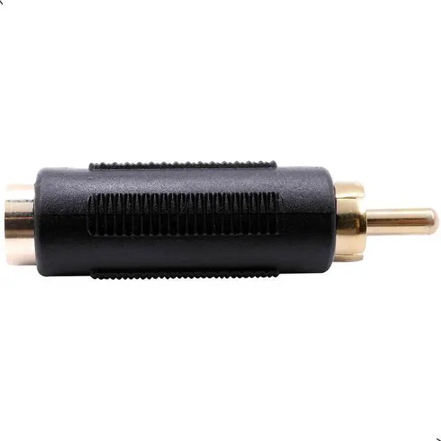 Alt view image 4 of 7 - 2 Pcs S-Video RCA Male to 4 Terminal Female Connector Stereo Audio Video Cable Adapter Coupler (Male to Female)