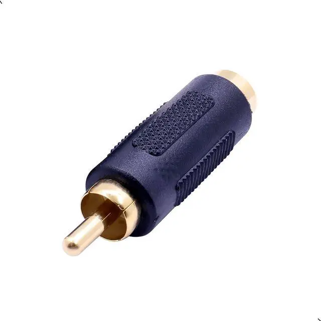 Alt view image 5 of 7 - 2 Pcs S-Video RCA Male to 4 Terminal Female Connector Stereo Audio Video Cable Adapter Coupler (Male to Female)