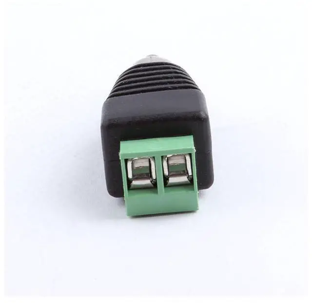 Alt view image 5 of 6 - RCA Male Plug to AV Screw Terminal Audio/Video Connector 10-Pack RCA Plugs for Speaker Wire Solderless Phono RCA Adapter