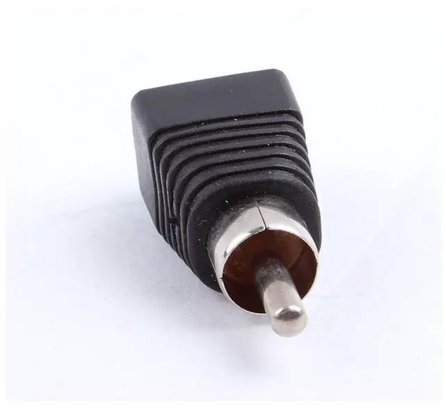 Alt view image 6 of 6 - RCA Male Plug to AV Screw Terminal Audio/Video Connector 10-Pack RCA Plugs for Speaker Wire Solderless Phono RCA Adapter