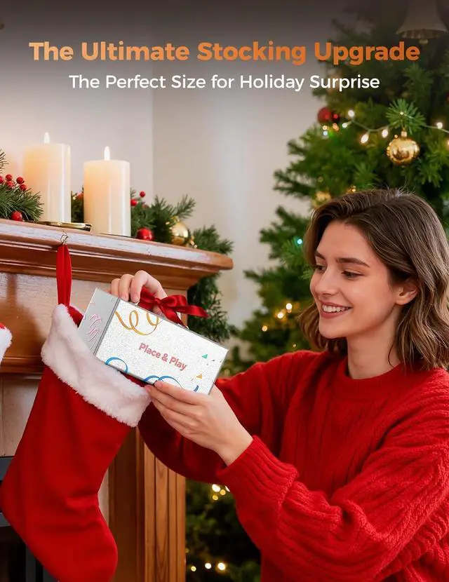 Alt view image 6 of 7 - White Elephant Gifts for Adults Useful:Birthday Gift for Men Women Christmas Ideas Induction Speaker Bluetooth HD Sound Kitchen Gadgets Anniversary Dad Mom Husband Wife Teen Stocking Stuffers(Black)