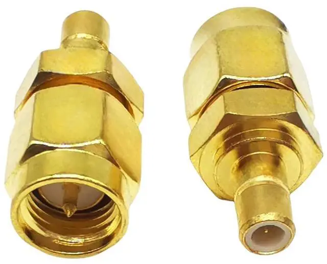 Alt view image 5 of 6 - 2PCS SMA to SMB Radio Antenna Adapter SMA Male to SMB Male Coax Connector Low Loss SMA SMB Coax Cable Adapter for DAB Car Aerial Antenna Audio Router Video