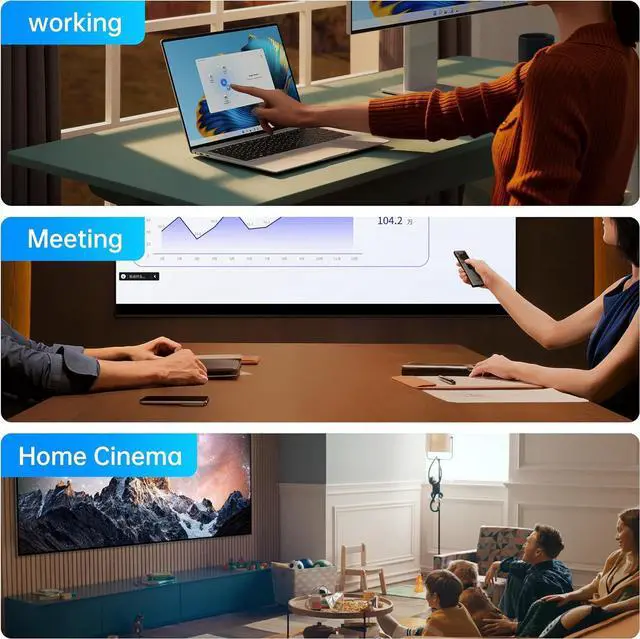 Alt view image 6 of 7 - USB C to HDMI Adapter 4K@60Hz Type-C Thunderbolt with Dynamic HDR Compatible with MacBook Pro/Air M1/M2 iPhone 15/14  Galaxy  Monitor Projector (USB C to HDMI Adapter)