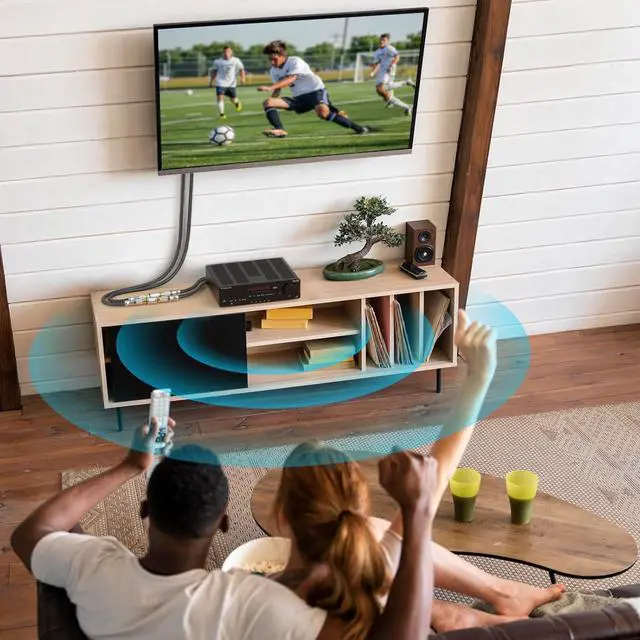 Alt view image 6 of 6 - RCA Coupler 6-Pack Gold Plated RCA Male to Male Connector Adapter - for Audio Video AV Extension Stereo Home Theater Speaker TV Amplifier