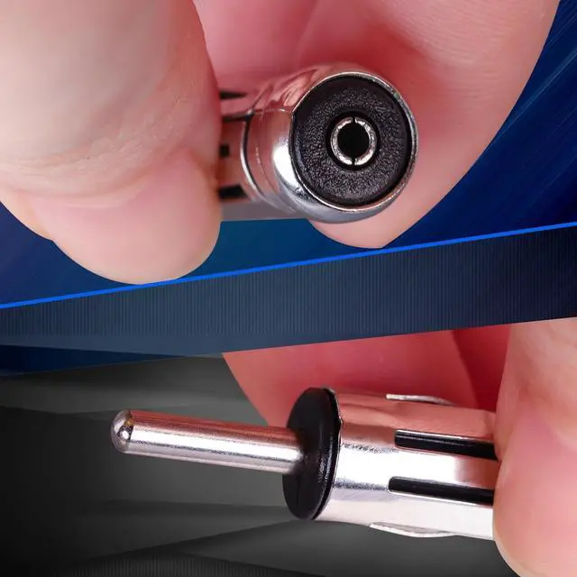 Alt view image 3 of 7 - 2PCS DIN to ISO Car Antenna Adapter DIN Male to ISO Female Radio Aerial Antenna Connector ISO Socket to DIN Plug Car Stereo Adapter for Vehicle Car Audio Radio Head Unit Stereo Receiver