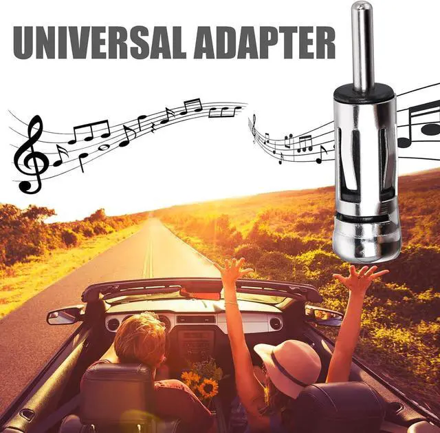 Alt view image 7 of 7 - 2PCS DIN to ISO Car Antenna Adapter DIN Male to ISO Female Radio Aerial Antenna Connector ISO Socket to DIN Plug Car Stereo Adapter for Vehicle Car Audio Radio Head Unit Stereo Receiver