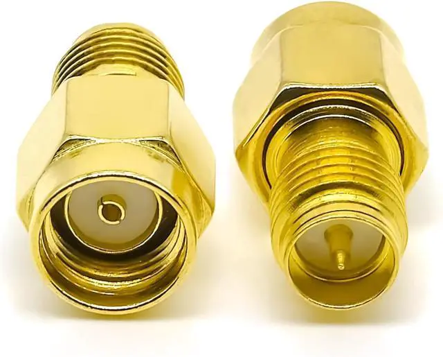 Alt view image 4 of 5 - 2PCS SMA Connector Cable Gender Changer Low Loss RPSMA Female to RP-SMA Male Antenna Adapter Coax Connector Cable Adapter for Radio Audio Video Car Aerial