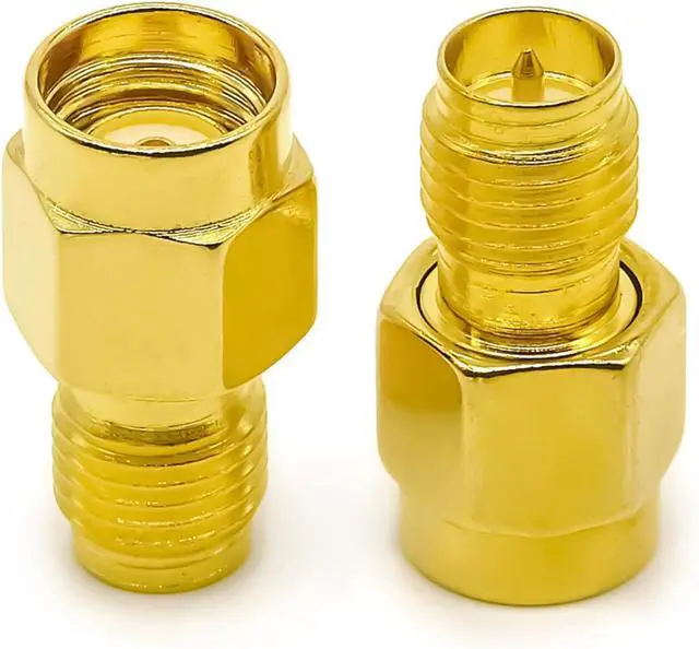 Alt view image 5 of 5 - 2PCS SMA Connector Cable Gender Changer Low Loss RPSMA Female to RP-SMA Male Antenna Adapter Coax Connector Cable Adapter for Radio Audio Video Car Aerial