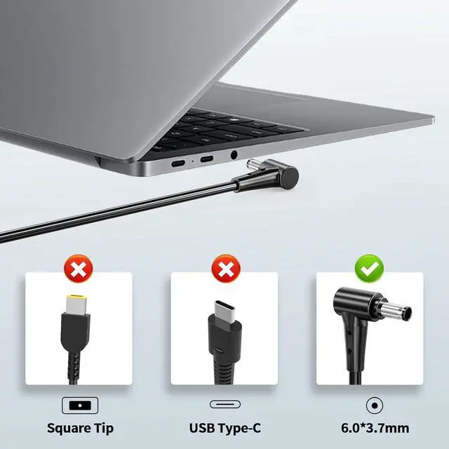 Alt view image 6 of 6 - 240W Fit for  Zephyrus M16 GU603 GU603Z GU603H GU603ZX GU603HM GU603VI GU603VV GU603ZU GU603HR GU603HE GU603ZE GU603ZW GU603ZM ADP-240EB B Laptop Adapter Power Supply Charger