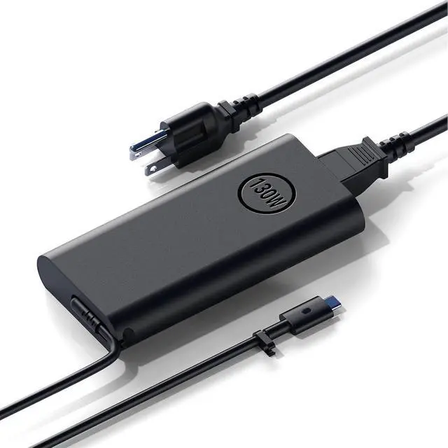 Main image of 130W USB Type C Laptop Charger Compatible with  XPS 17 9700 9710 9720 9730 AC Adapter Computer Power Cord