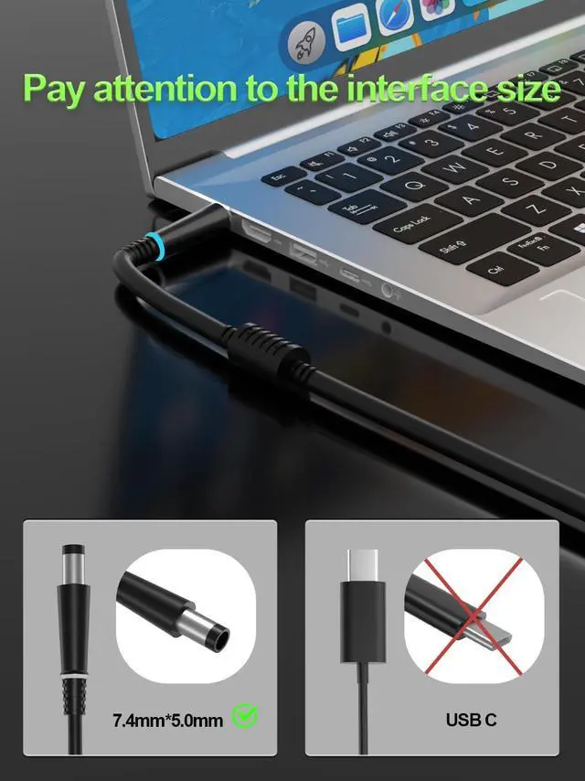 Alt view image 2 of 7 - 240W 180W Charger Compatible with  G16 G15 G7 G5 G3 Alienware-17 15 x17 x16 x15 M17 M15 Precision 7720 7730 7740 7750 7760 7770 7780 7560 7670 7680 Laptop