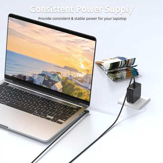 Alt view image 5 of 7 - 45W Laptop Charger Compatible with  Vivobook 14 15 17 Series Power Supply Cord