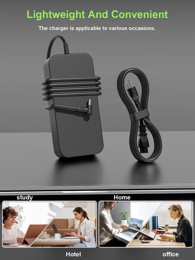 Alt view image 7 of 7 - 230W Charger Compatible with  ROG Zephyrus M15 S M GU502 GM501 GX502 GX701 GX531 GX501 GU501 Strix Scar II III 17 15 G17 G15 G GL704 GL504 G732 G512 ProArt15 17 Laptop