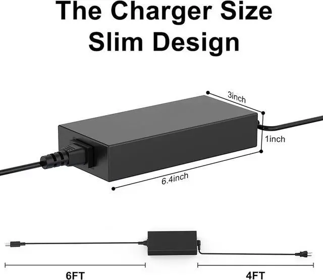 Alt view image 3 of 3 - 240W Charger Compatible with  TUF Gaming A18 A16 A14 ROG Zephyrus G14 G16 2025 2024 Series FA808 FA401 FA608 GU605 GA605 GA403 ProArt P16 PX13 Gaming Laptop