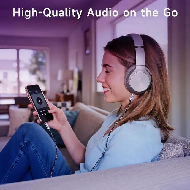 Alt view image 6 of 6 - 2-Pack 3.5mm Audio Cable - 6ft (3.5mm Auxiliary/Aux Cord Male to Male 3.5 mm Audio Cable Headphone Cord) - 6 Feet / 1.8 Meters