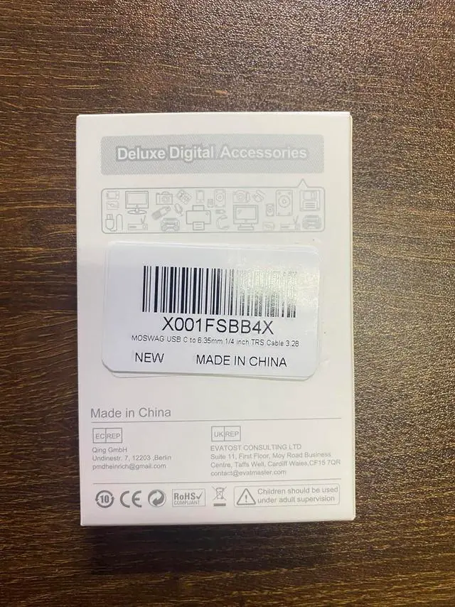 Alt view image 6 of 6 - USB C to 6.35mm 1/4 inch TRS Cable 3.28FT/1M Type C to 1/4 Audio Adapter Aux Jack Stereo Cable for Phones Amplifier Speaker Headphone Mixing Console (No Recording Support)