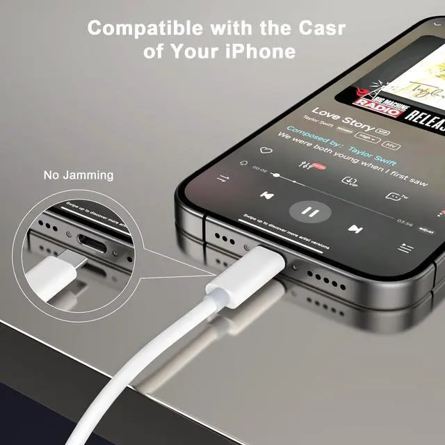 Alt view image 2 of 7 - [ MFi Certified] USB C AUX Cord for Car Stereo iPhone 17 Type C to 3.5mm AUX Audio Cable Support All iOS Compatible for iPhone 17 16 Pro Max/15 Plus iPad Galaxy Pixel Home Stereo/Headphone