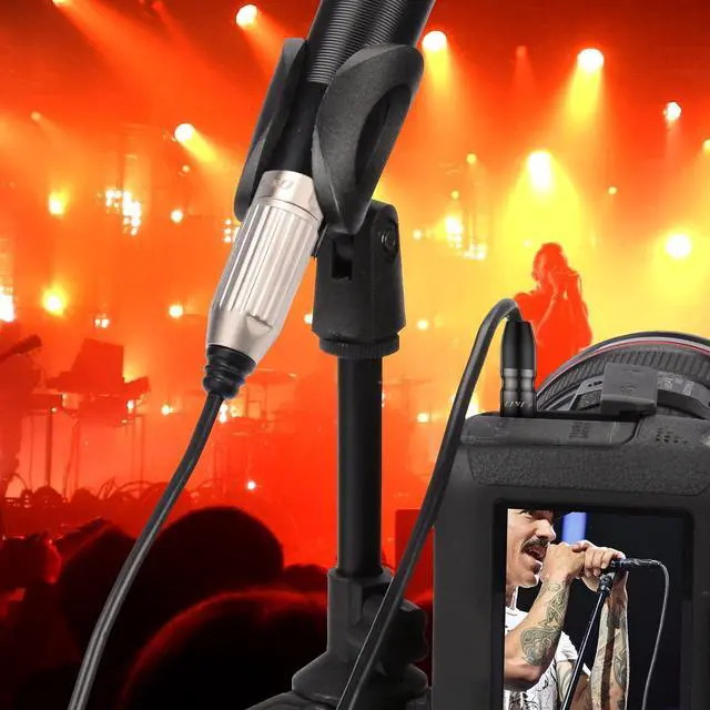 Alt view image 5 of 7 - XLR to 3.5mm Microphone Cable PVC Shelled XLR Female to 3.5mm 1/8 inch TRS Male Balanced Cable - 9 Feet for DSLR Camera Computer Sound Card