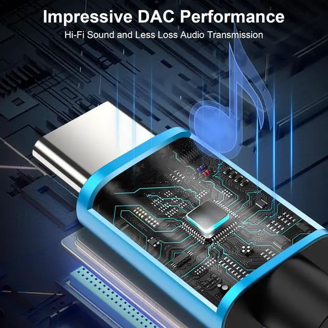 Alt view image 7 of 7 - USB C to 3.5mm Audio Aux Jack Cable 3.3FT for  Galaxy S25 FE/S25 Ultra/S24 FE/S23/S22/S21 Type C to 3.5mm Stereo Jack Cable Nylon Braided for iPhone 17 Pro Max 17 16 Pro 16e 15 Pro Max 15 Blue