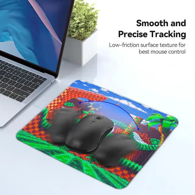 Alt view image 4 of 7 - Grassland Gaming Mouse Pad Classic Collection Mouse Pad with Non-Slip Rubber Base Stitched Edge Mouse Pads for Desk Computers Laptop Office 7.9×9.5 in