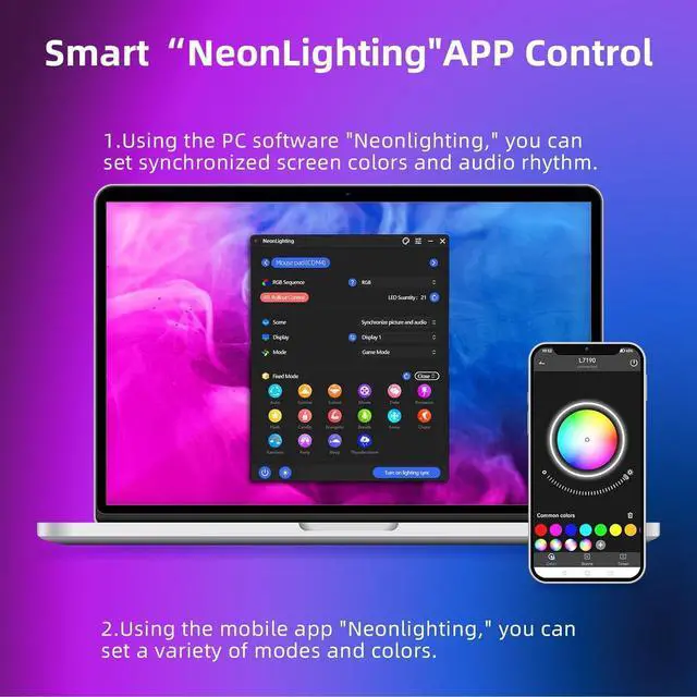 Alt view image 5 of 6 - Gaming Mouse pad with Hexagonal Glowing Pattern RGB LED Mouse pad Multiple Lighting Modes Supports PC Client Color Adjustment syncs with Screen Colors