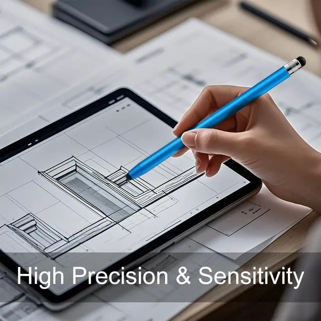 Alt view image 6 of 6 - Stylus Pen for Touchscreen 3pcs High Sensitivity and Precision Stylus Pen for iPad iPhone Android and All Touch Screens (Black/Silver/Blue)