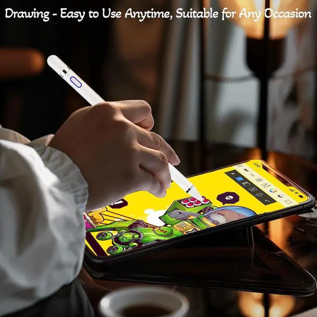 Alt view image 3 of 7 - Stylus Pen for iPhone 12-16 Series:  Pencil for iPhone 16/15/14/13/12 - Fine Point Stylus with Palm Rejection - Drawing & Note Taking Digital Pen Tool for Learning/Works