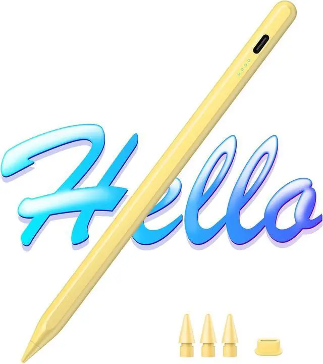 Main image of Stylus Pen for iPad 2025-2018 with Faster Charge Tilt Sensor Battery Indicators Pencil for iPad 10/9/8/7/6th 11th A16 Air 11/13 M2/M3 Pro 11/13 M4 Pro 12.9 Air 5/4/3 Mini 7/6/5