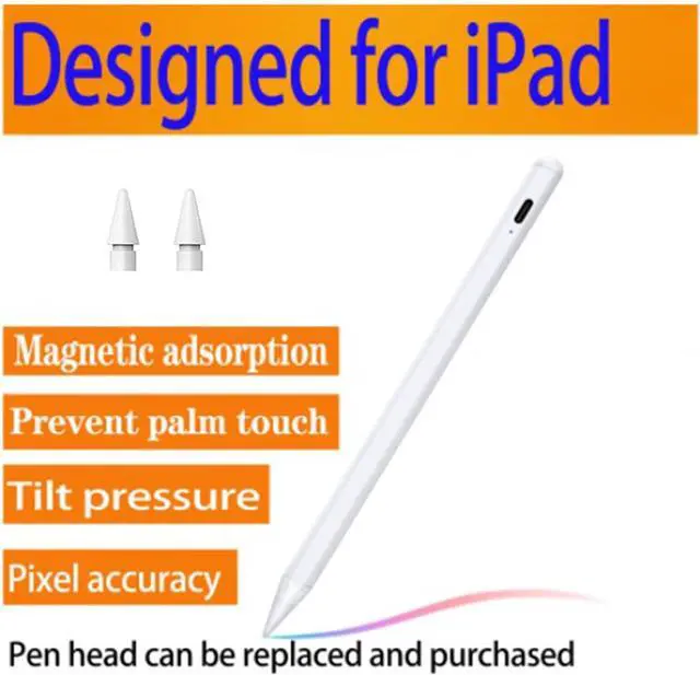 Alt view image 2 of 7 - Stylus Pen for ipad with Tilt Sensitive & Palm Rejection Active Pencil Compatible with  iPad Pro 11/12.9 Inch iPad 6/7/8/9/10th Generation iPad Air 3rd/4th iPad Mini 5/6th Gen