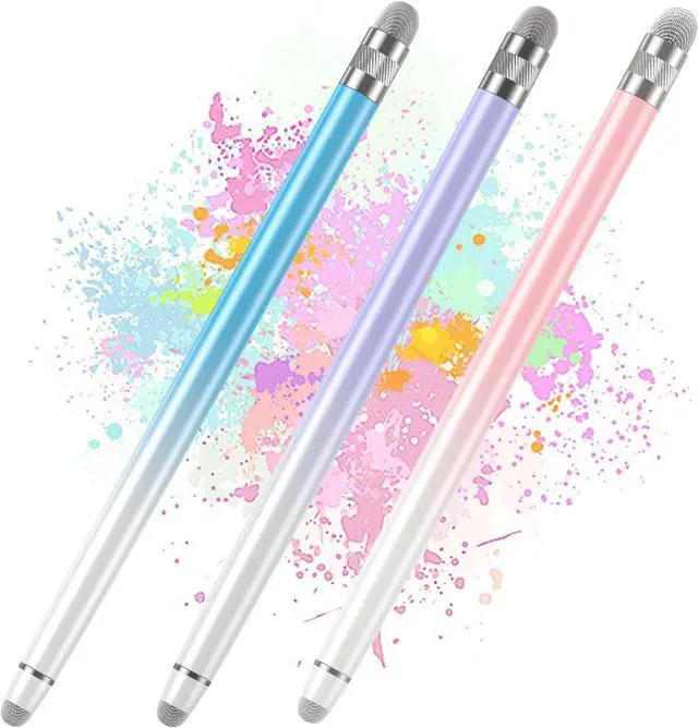 Main image of 3PCS Stylus Pens for Touch Screens Stylus Pen for iPhone/iPad/Tablet Android//Surface Compatible with Touch Screens(Purple/Pink/Blue)