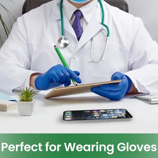 Alt view image 5 of 7 - Stylus Pen for Touchscreen 10 Pack 2 in 1 Universal Stylus High Precision Sensitivity Stylus Pen for ipad iPhone Android Galaxy  Chromebook Tablet All Capacitive Touch Screens