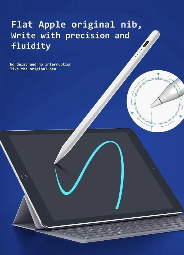 Alt view image 2 of 6 - AMZ Fire Tablet Stylus Pen for AMZ Fire HD 10 Pen Fire Max 11 Pen Fire HD 8 Pen Tablets Touch Screen S Pen (White)