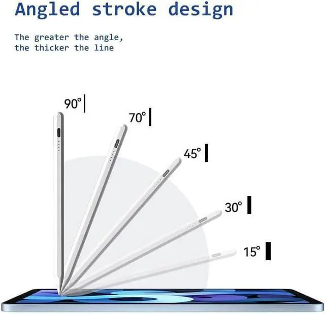 Alt view image 6 of 6 - AMZ Fire Tablet Stylus Pen for AMZ Fire HD 10 Pen Fire Max 11 Pen Fire HD 8 Pen Tablets Touch Screen S Pen (White)
