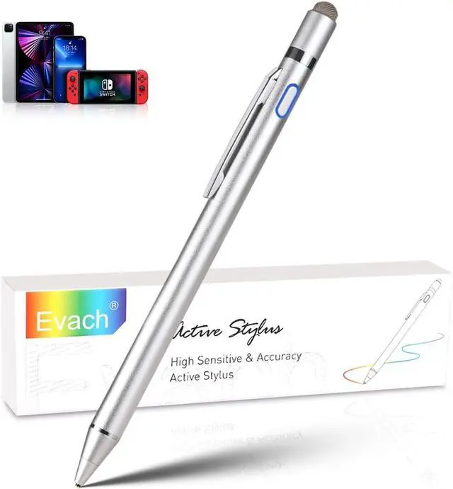 Main image of Stylus for  Galaxy S24/S23 Pencil - Fine Tip Digital Pen with Magnetic Fabric Cap 2 in 1 Sensitive Good for Writing and Drawing High-Precision Pencil for  Galaxy S24/S23 Black